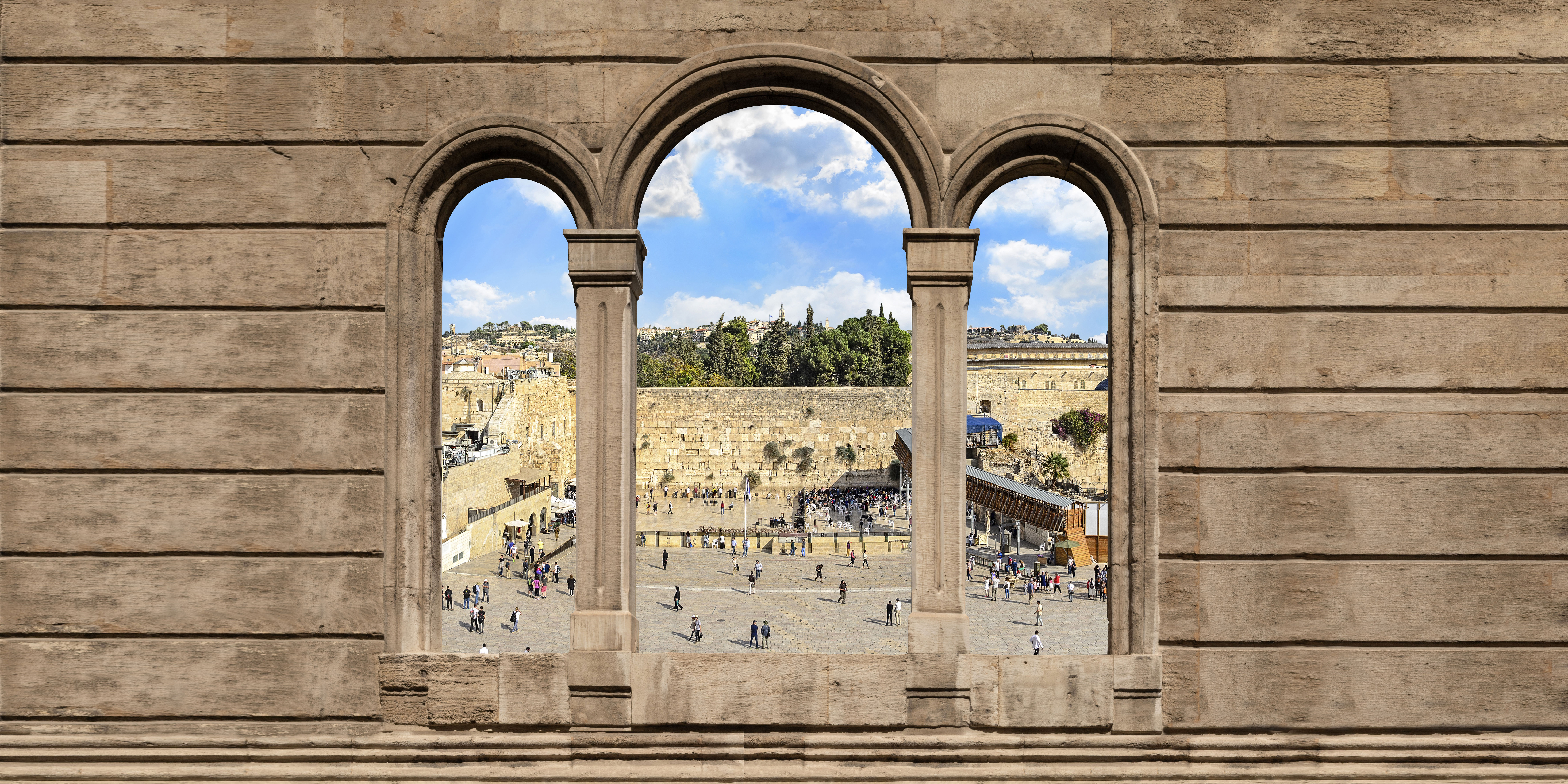 Window View – 109 – CLICK FOR MORE VIEWS | Sukkah Murals
