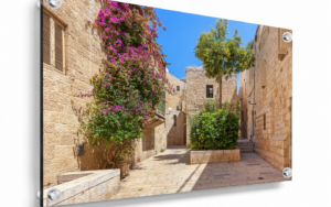 1757015706428 Jerusalem Courtyard Acrylic Mockup